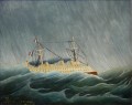 El barco sacudido por la tormenta Henri Rousseau